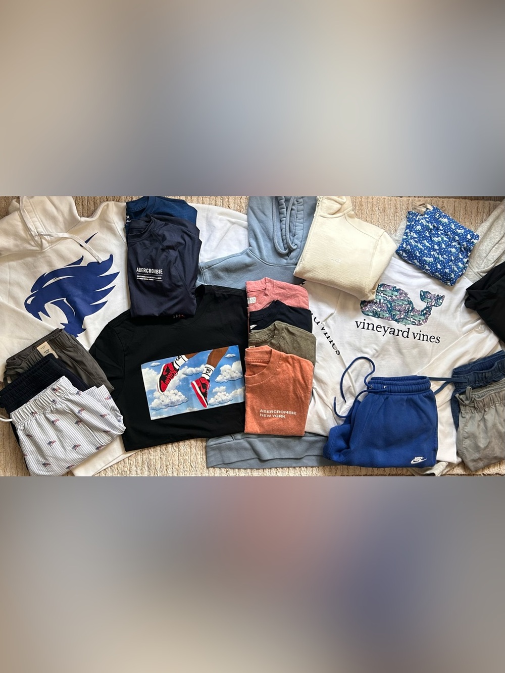 Abercrombie & Fitch, Hollister Sz 15/16 Lot of 20-Pieces Shirts, Shorts, Joggers